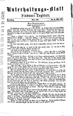 Lindauer Tagblatt für Stadt und Land. Unterhaltungs-Blatt zum Lindauer Tagblatt (Lindauer Tagblatt für Stadt und Land) Samstag 25. Mai 1867