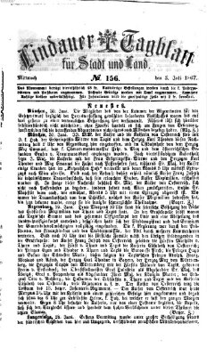 Lindauer Tagblatt für Stadt und Land Mittwoch 3. Juli 1867