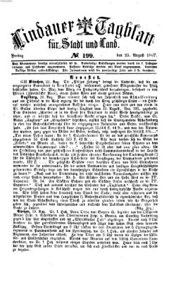 Lindauer Tagblatt für Stadt und Land Freitag 23. August 1867