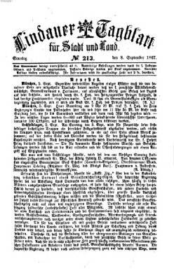 Lindauer Tagblatt für Stadt und Land Sonntag 8. September 1867