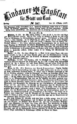 Lindauer Tagblatt für Stadt und Land Freitag 18. Oktober 1867