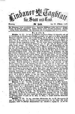 Lindauer Tagblatt für Stadt und Land Sonntag 20. Oktober 1867