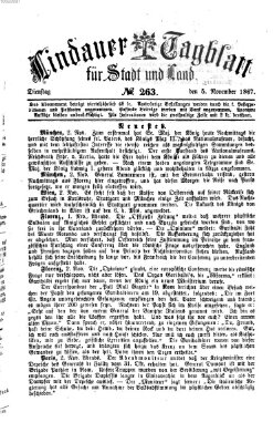 Lindauer Tagblatt für Stadt und Land Dienstag 5. November 1867