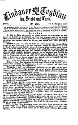 Lindauer Tagblatt für Stadt und Land Freitag 8. November 1867