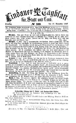 Lindauer Tagblatt für Stadt und Land Dienstag 12. November 1867