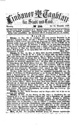 Lindauer Tagblatt für Stadt und Land Sonntag 24. November 1867