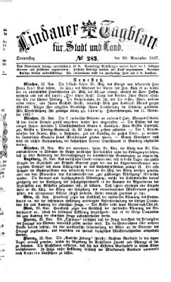 Lindauer Tagblatt für Stadt und Land Donnerstag 28. November 1867