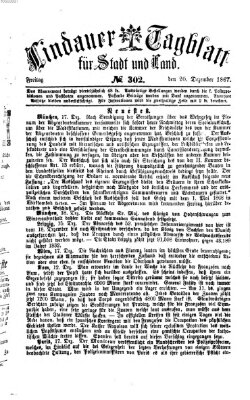 Lindauer Tagblatt für Stadt und Land Freitag 20. Dezember 1867