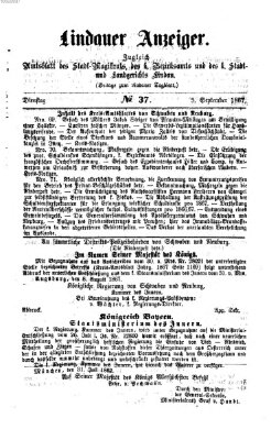 Lindauer Tagblatt für Stadt und Land Dienstag 3. September 1867