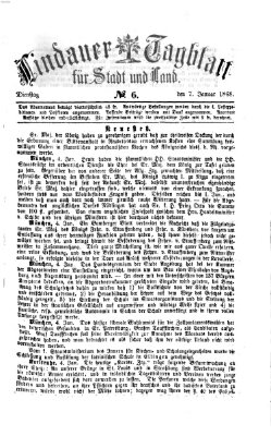 Lindauer Tagblatt für Stadt und Land Dienstag 7. Januar 1868