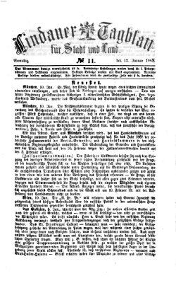 Lindauer Tagblatt für Stadt und Land Sonntag 12. Januar 1868