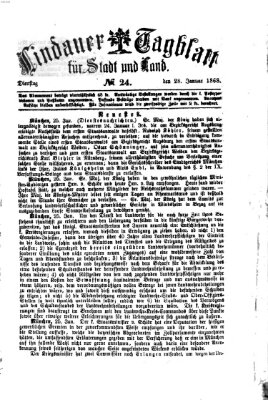 Lindauer Tagblatt für Stadt und Land Dienstag 28. Januar 1868