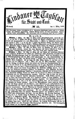 Lindauer Tagblatt für Stadt und Land Mittwoch 4. März 1868