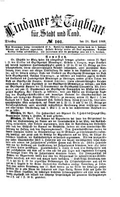 Lindauer Tagblatt für Stadt und Land Dienstag 28. April 1868