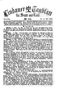 Lindauer Tagblatt für Stadt und Land Donnerstag 14. Mai 1868