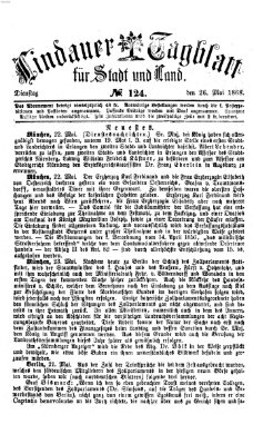 Lindauer Tagblatt für Stadt und Land Dienstag 26. Mai 1868