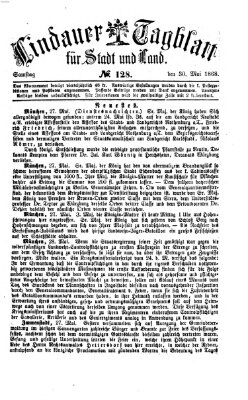 Lindauer Tagblatt für Stadt und Land Samstag 30. Mai 1868