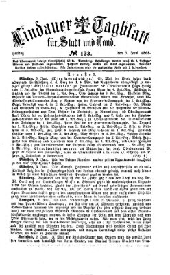 Lindauer Tagblatt für Stadt und Land Freitag 5. Juni 1868