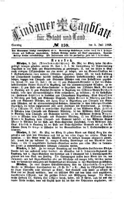 Lindauer Tagblatt für Stadt und Land Sonntag 5. Juli 1868