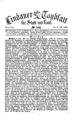 Lindauer Tagblatt für Stadt und Land Donnerstag 9. Juli 1868