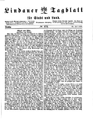 Lindauer Tagblatt für Stadt und Land Dienstag 21. Juli 1868