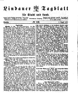 Lindauer Tagblatt für Stadt und Land Sonntag 2. August 1868