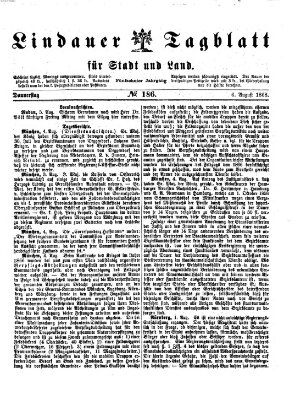 Lindauer Tagblatt für Stadt und Land Donnerstag 6. August 1868