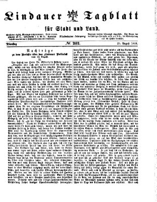 Lindauer Tagblatt für Stadt und Land Dienstag 25. August 1868