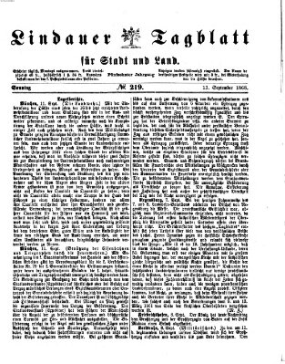 Lindauer Tagblatt für Stadt und Land Sonntag 13. September 1868