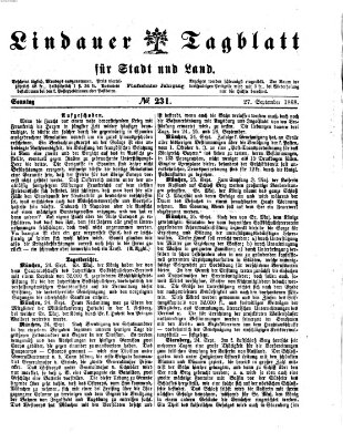 Lindauer Tagblatt für Stadt und Land Sonntag 27. September 1868