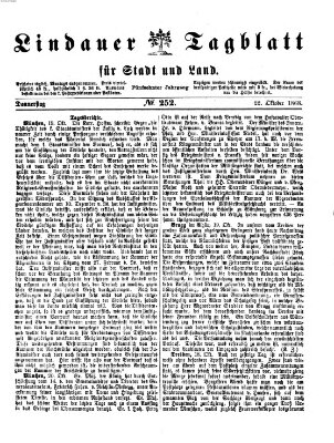 Lindauer Tagblatt für Stadt und Land Donnerstag 22. Oktober 1868