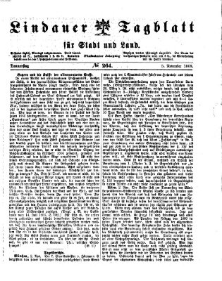 Lindauer Tagblatt für Stadt und Land Donnerstag 5. November 1868