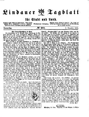 Lindauer Tagblatt für Stadt und Land Donnerstag 3. Dezember 1868