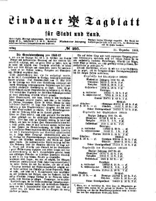 Lindauer Tagblatt für Stadt und Land Freitag 11. Dezember 1868