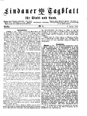 Lindauer Tagblatt für Stadt und Land Samstag 9. Januar 1869