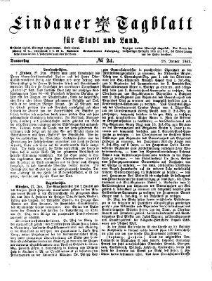 Lindauer Tagblatt für Stadt und Land Donnerstag 28. Januar 1869