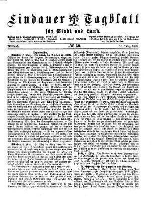 Lindauer Tagblatt für Stadt und Land Mittwoch 10. März 1869