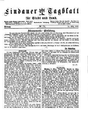 Lindauer Tagblatt für Stadt und Land Mittwoch 24. März 1869