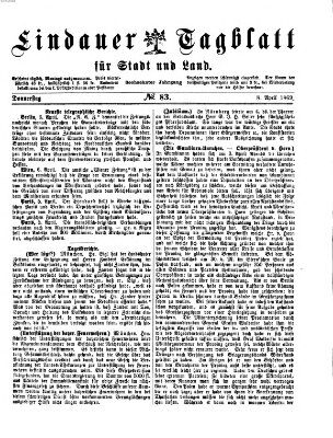 Lindauer Tagblatt für Stadt und Land Donnerstag 8. April 1869