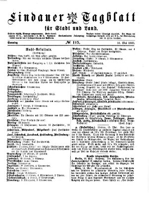 Lindauer Tagblatt für Stadt und Land Sonntag 16. Mai 1869