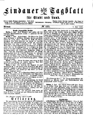 Lindauer Tagblatt für Stadt und Land Mittwoch 9. Juni 1869