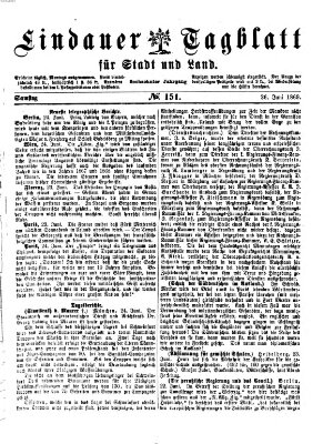 Lindauer Tagblatt für Stadt und Land Samstag 26. Juni 1869