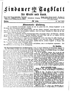 Lindauer Tagblatt für Stadt und Land Sonntag 27. Juni 1869