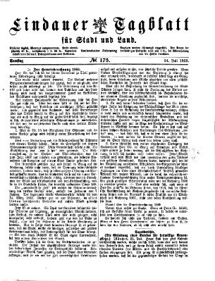 Lindauer Tagblatt für Stadt und Land Samstag 24. Juli 1869