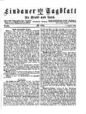 Lindauer Tagblatt für Stadt und Land Dienstag 3. August 1869