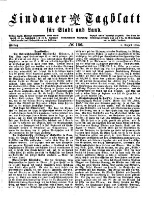 Lindauer Tagblatt für Stadt und Land Freitag 6. August 1869