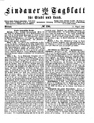 Lindauer Tagblatt für Stadt und Land Mittwoch 11. August 1869