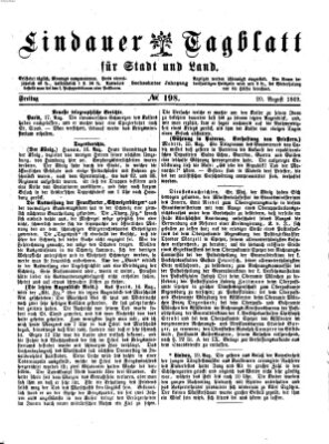 Lindauer Tagblatt für Stadt und Land Freitag 20. August 1869