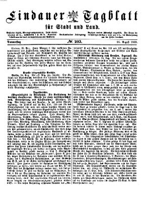 Lindauer Tagblatt für Stadt und Land Donnerstag 26. August 1869