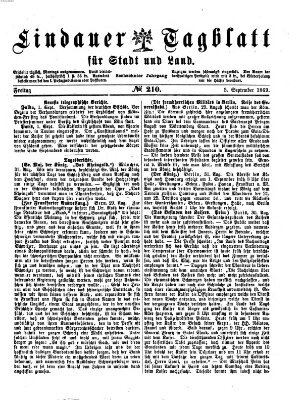 Lindauer Tagblatt für Stadt und Land Freitag 3. September 1869